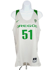 2015-2016 Oregon DUCKS TEAM ISSUED Nike BASKETBALL GAME JERSEY  Women's  46 L +2