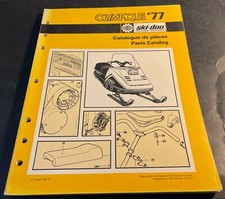 1977 SKI-DOO OLYMPIQUE SNOWMOBILE PARTS MANUAL P/N 480105000 NICE 531