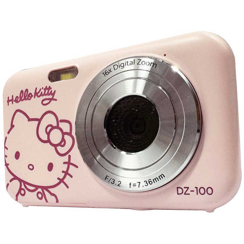 YASHICA Compact Digital Camera DZ-100 Hello Kitty Playground Pink