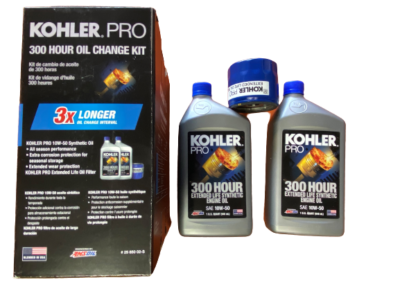 #ad KOHLER PART # 25 850 02 S 300 HOUR OIL CHANGE KIT; 2 QUARTS OF OIL AND FILTER $56.99
