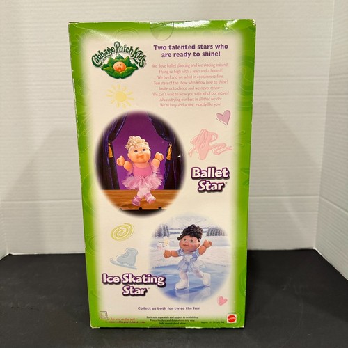 Cabbage Patch bambola stella pattinaggio su ghiaccio per bambini - nuova con scatola - capelli biondi - Mattel - Foto 4 di 5