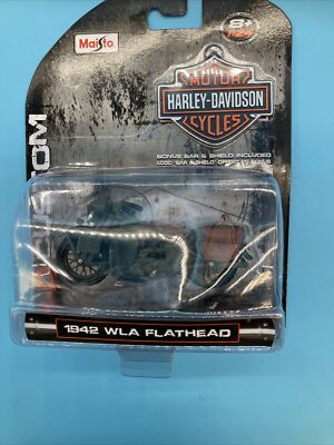 Maisto Harley-Davidson 1942 WLA Flathead Bike New In Package
