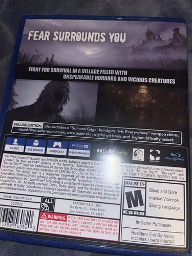 Resident Evil Village -- Deluxe Edition (Sony PlayStation 4, 2021) komplett CIB - Bild 2 von 6