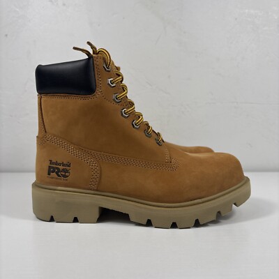 Timberline Pro Sawhorse 6  Men s Sz 5M Composite Toe Slip On Lace Up NEW