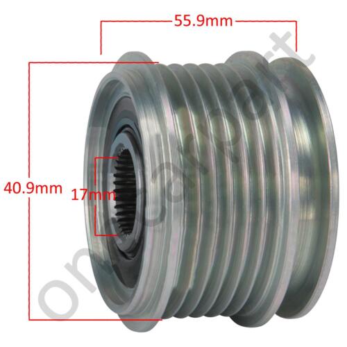 Alternator Clutch Pulley Fits VW Transporter T5 Multivan V 1.9 TDI 2.0 3.2 V6 - Picture 2 of 6
