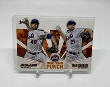 2023 Topps Series 1 One-Two Punch Max Scherzer / Jacob deGrom #12P-15