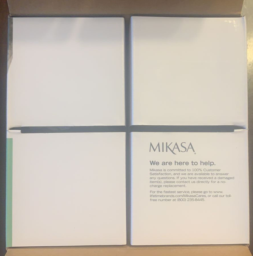 Mikasa Set of 4 Double Oldfashioned Glasses Fine Crystal Saxon 10oz