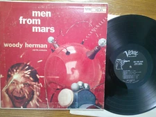 VERVE TRUMPETER LP RECORD MGV 8216 MONO/WOODY HERMAN/MEN FROM MARS/ EX DG JAZZ