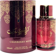 ARABIYAT PRESTIGE CRANBERRY MUSK EAU DE PARFUM SPRAY UNISEX 3.4 Oz / 100 ml NEW!