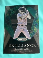 2022 Prizm Draft Picks Baseball Brilliance #BR-DB Dylan Beavers Cal Golden Bears