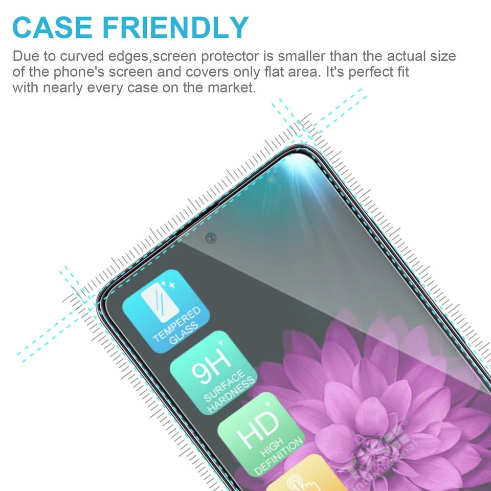 [Paquete de 3] Protector de pantalla de vidrio templado transparente TJS para Samsung Galaxy A51 5G/4G Foto 4 de 4