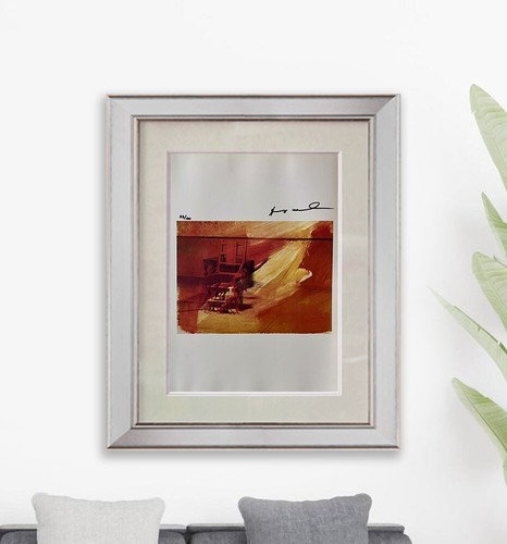 Andy Warhol orig handsigniert + Lithographie mit Echtheitszertifikat & Gutachten $3.500'