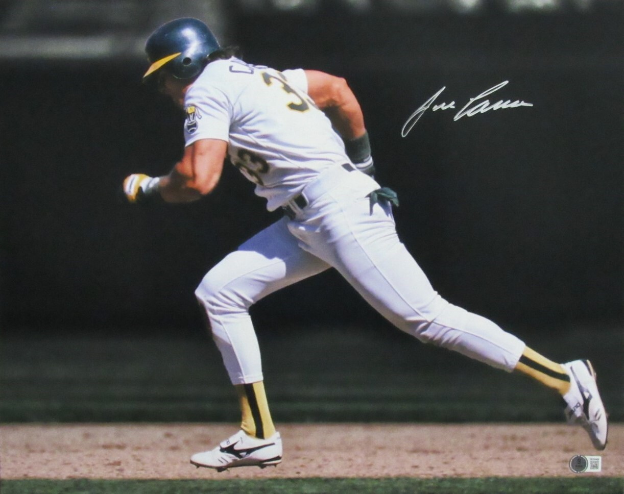 Jose Canseco Signed/Autographed 16x20 Photo Oakland A's Beckett Witness 192387 