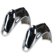 1955-1958 Cameo Rear Bumperettes Chromed Steel Chevroletgmc.