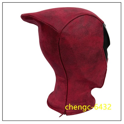 Movie Deadpool 3 Cosplay Prop Mask Wade Wilson Mens Red Mask Halloween Toys Gift - Picture 5 of 13