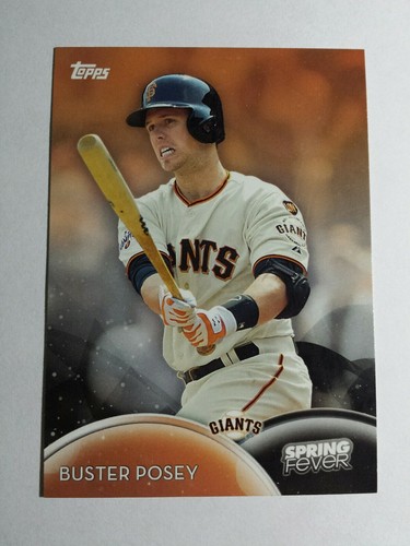 BUSTER POSEY 2016 TOPPS SPRING FEVER INSERT BASEBALL CARD # SF-2 C2793