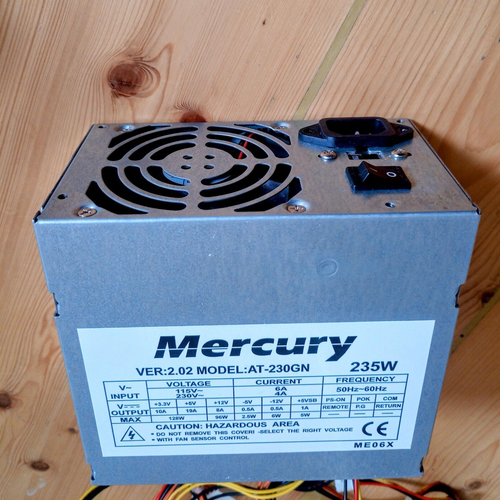Rare 230watt AT Power supply unit PSU with P8 P9 and P10 (+3.3 or +5V) connector - 第 2/6 張圖片
