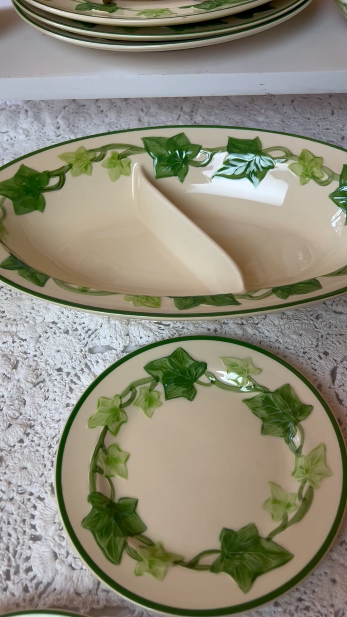 Vintage Franciscan Ivy Made in USA* I Love Lucy Dinnerware *Free Shipping