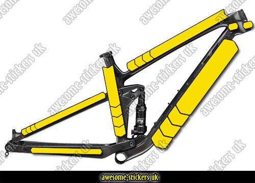 Mountain Bike (MTB) Frame Protection Stickers Wrap Decal 032-040 - Picture 2 of 11