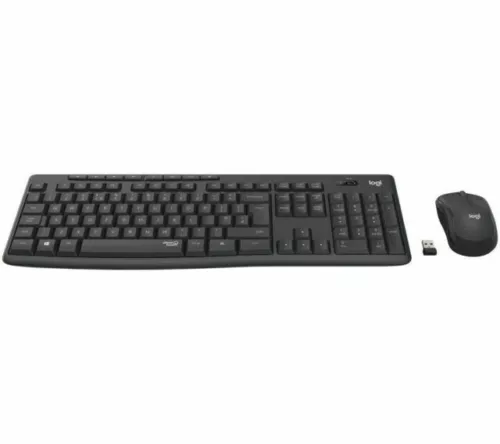 Logitech MK295 Wireless Mouse & Keyboard Combo - Black