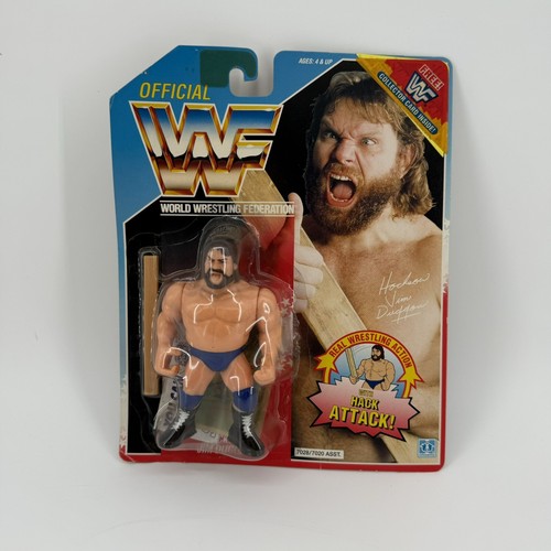 Vintage 1990 Hacksaw Jim Duggan WWF Hasbro Series ...