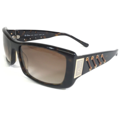 Diva Sunglasses 4134 c.627-134 Brown Square Frames with Brown Lenses 56-17-134