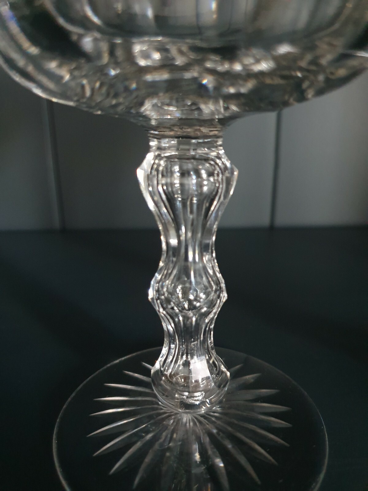 A Rare Pair Flared Bowl Hollow Stem Victorian Champagne Saucers eBay