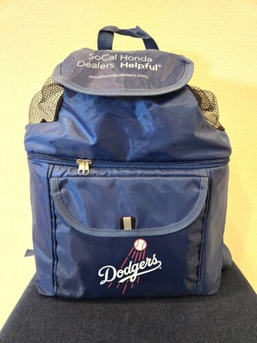 LA Dodgers Backpack Cooler 12 Pack Socal Honda Dealers SGA - Blue