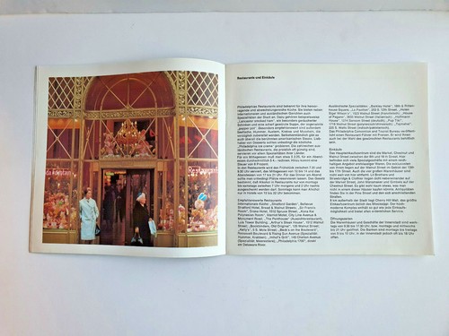Lufthansa Philadelphia Reiseführer Prospekt, 1969, deutsch, Sammlerstück, selten - Bild 4 von 8