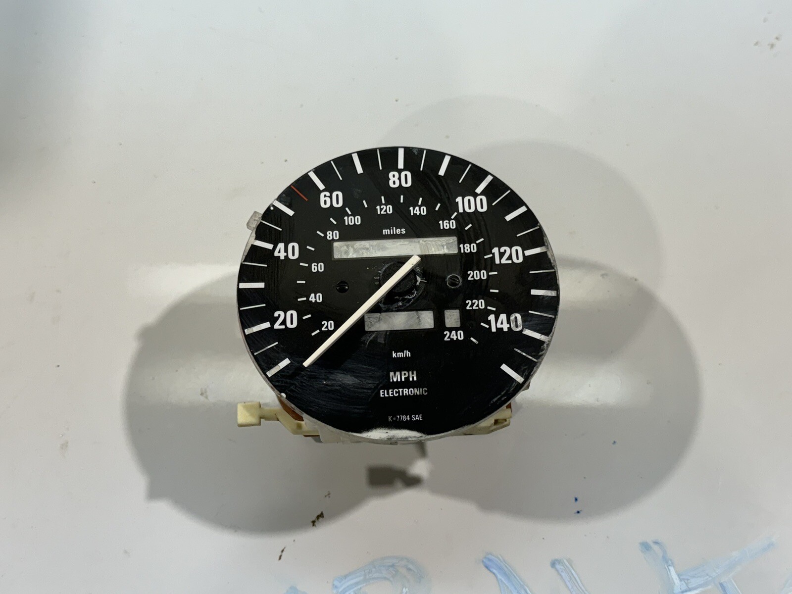 BMW E30 Instrument Cluster Pod Complete Good Odometer Only 145k
