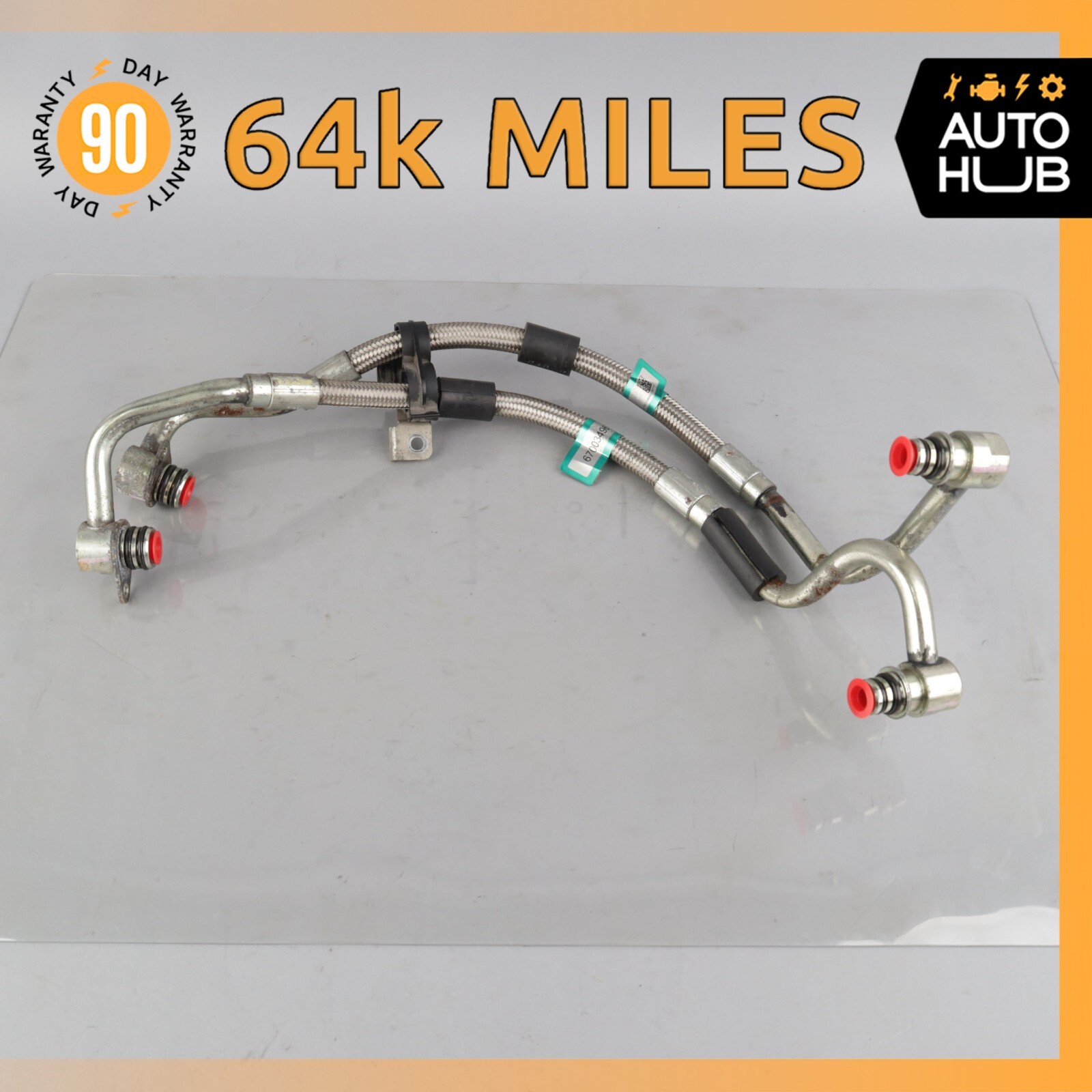 2018 Maserati Levante M161 Transmission Oil Cooler Line Hose Pipe OEM 64k