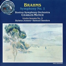Brahms - Symphony No.1 / Charles Munch · Violin Sonata No.3 / Jenson · Sanders