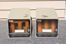 2 NEW Vintage PENGO 3.5" Floppy Disk Storage Boxes Drawer Filer Cabinets w Keys