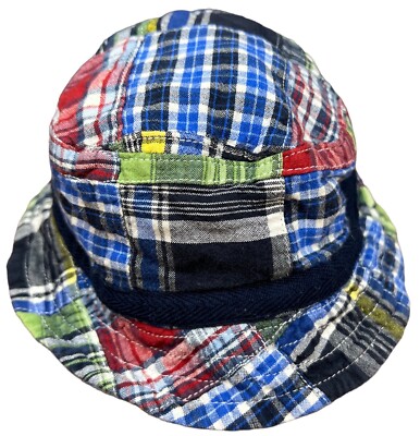 Baby Madras Patchwork Cotton 9 Month Old Bucket Hat Nautical | eBay