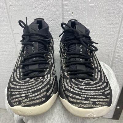 Adidas Mens Dame 4 Black Basketball Shoes Sneakers Size 11.5 | eBay