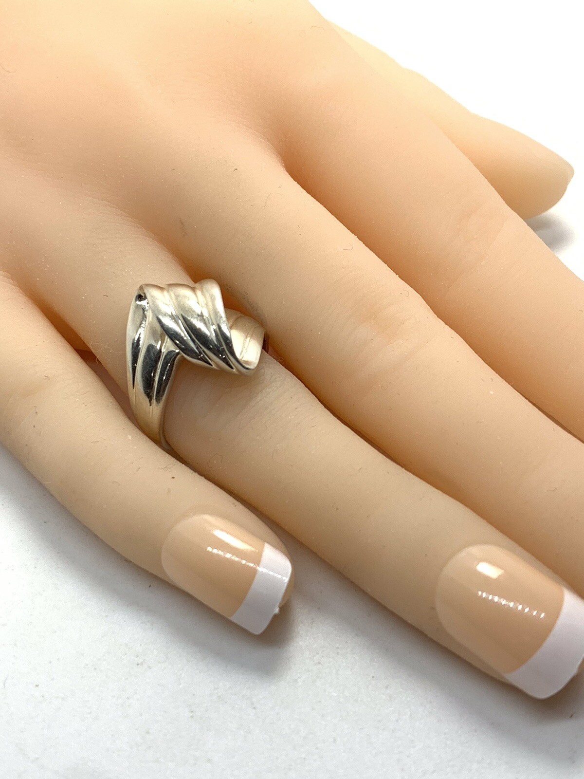 steeling silver ring size 6 Signed - image 3