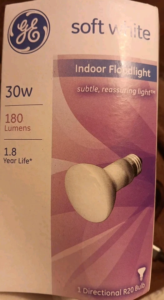 4 GE 30W R20 Indoor Flood Bulbs - Image 4 of 4