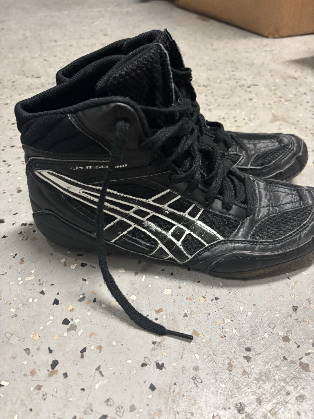 Size 8.5 - ASICS Split Second Wide Black - image 5