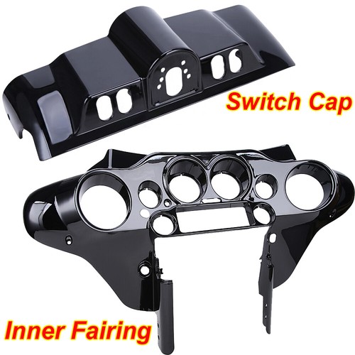Vivid Black Inner / Outer Batwing Fairing For Harley Touring Street Glide 96-13 - Bild 36 von 46
