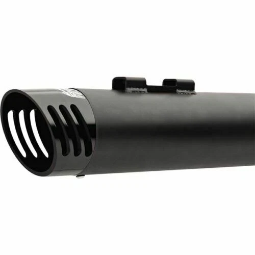Black Racing Slip-On Mufflers Freedom  HD00360 Harley FLSTN FLSTSB Softail 07-13 - Image 2 of 4