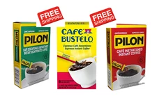 Instant espresso coffee * Pilon Decaf, Pilon, Bustelo * EXP / 2026