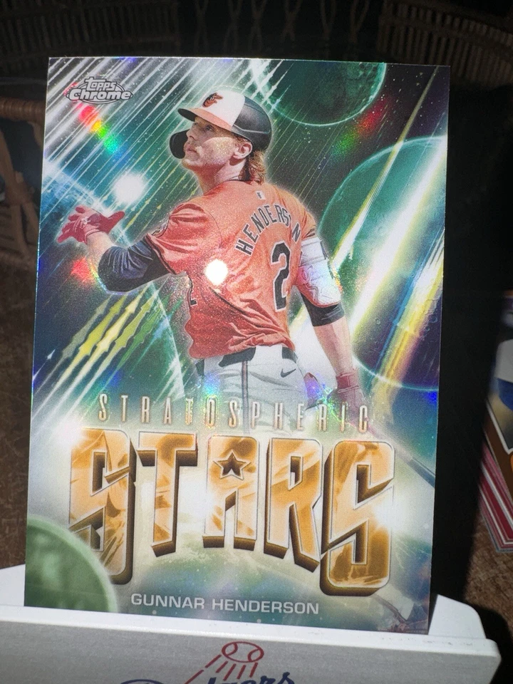 Gunnar Henderson Stratospheric Stars SSC-22 Topps 2024 Chrome Update SSP Orioles - Image 4 of 4