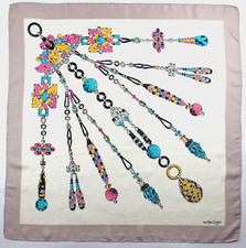 Magnifique foulard vintage  "  Must de Cartier "