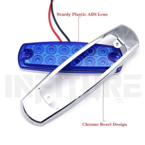 12 LED Side Marker Lights 12V/24V Warning Lights For Truck Trailer Lorry Caravan - Imagen 7 de 19