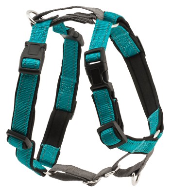 PetSafe 3-in-1 Dog Harness Extra Small Teal Adjustable Front & Back Clip
