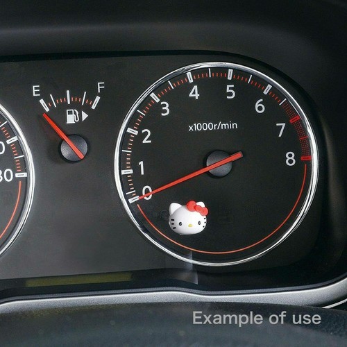 Hello Kitty Mile Meter Knob Face Cap Cute Car Accessory KT441 Seiwa from Japan - 第 1/6 張圖片