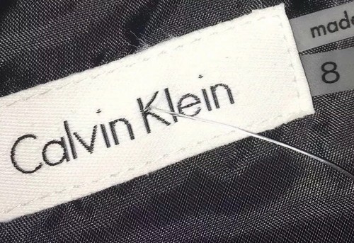 Calvin Klein Women's Sheath Dress, Size 8, Black, Sleeveless, Belt, Lined, NWT - Picture 11 of 12