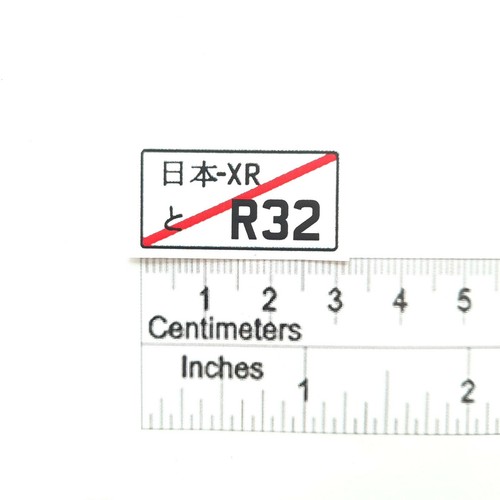 RC 1/10 License Plate Scale Sticker Decal Drift Car Onroad Body Licence Number - Picture 200 of 240