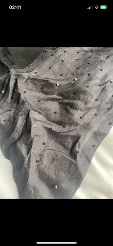 asian pakistani indian wedding/party wear dress Black Outfit - Picture 23 of 23