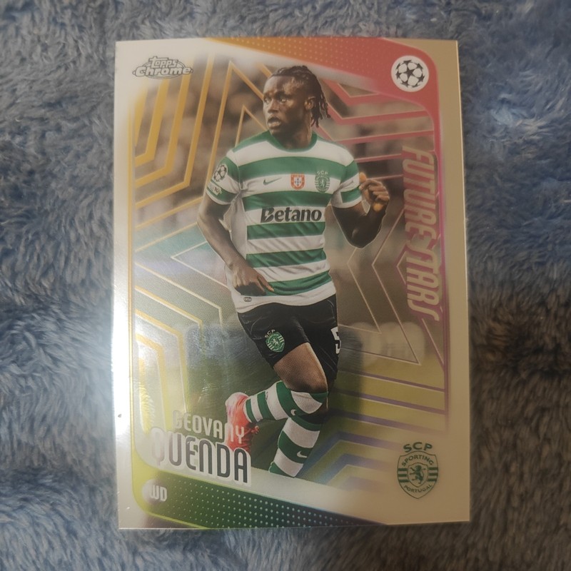 Topps Chrome UEFA Club Competitions 2025-26 Future Stars Geovany Quenda #95